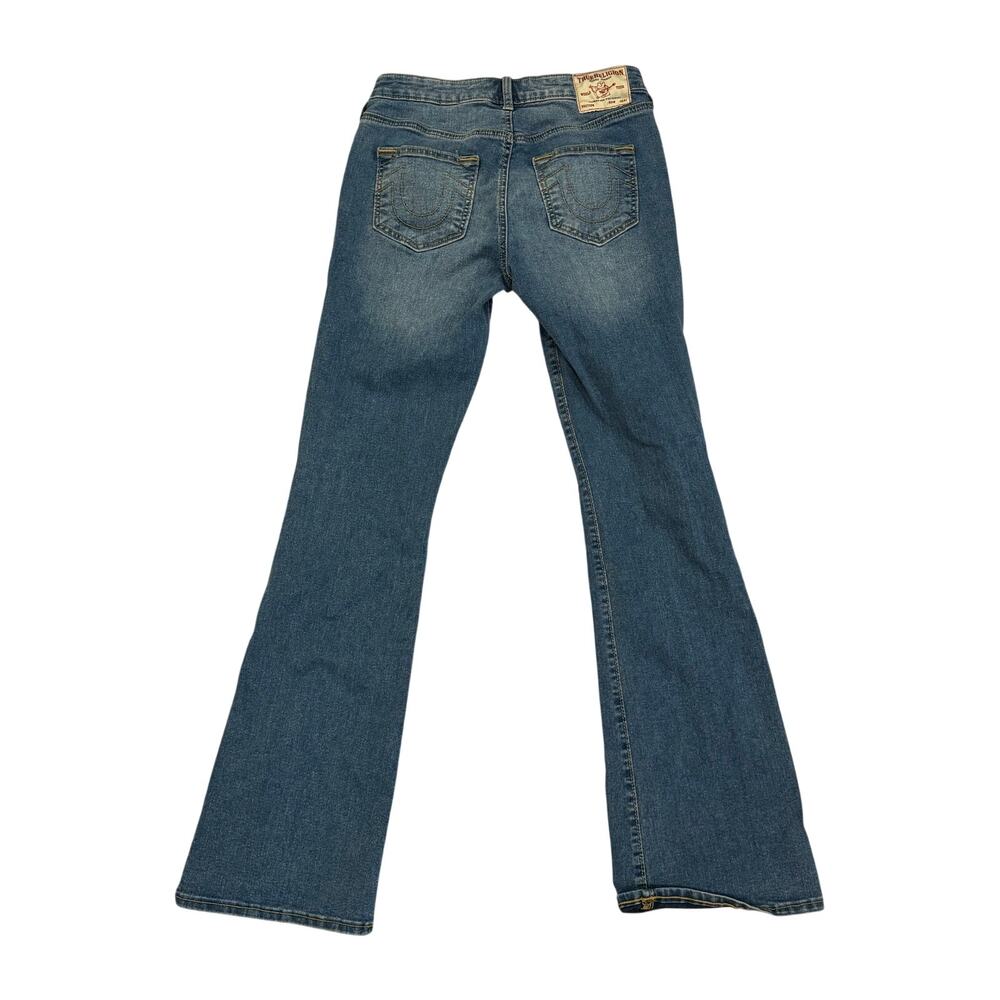 True Religion Becca Mid Rise Bootcut Stretch Jeans Medium Wash Size 27 - Picture 2 of 10